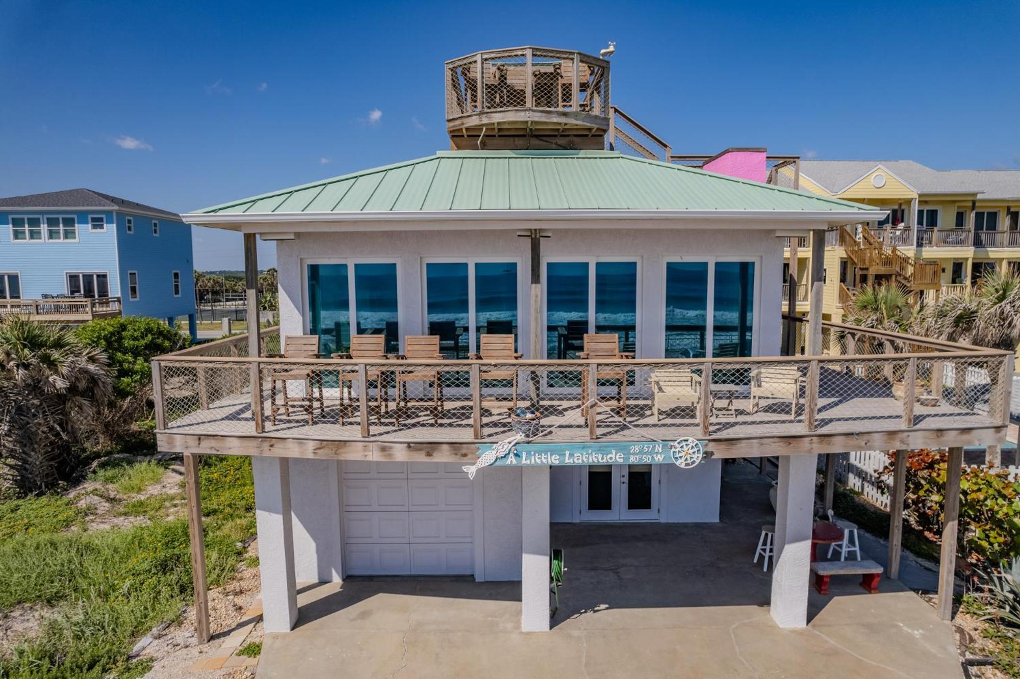 Little Latitdue Bethune Beach Oceanfront Home New Smyrna Beach Exterior photo